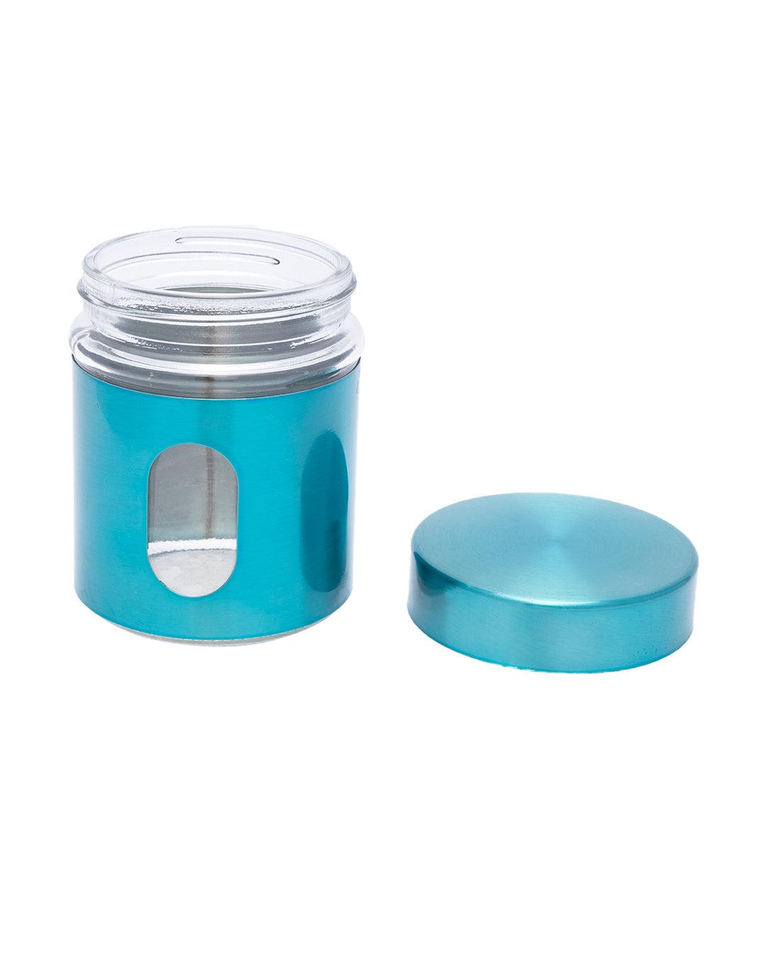 Market99 Brushed Jars, Canisters with Window - Set of 3, 350 mL - MARKET 99