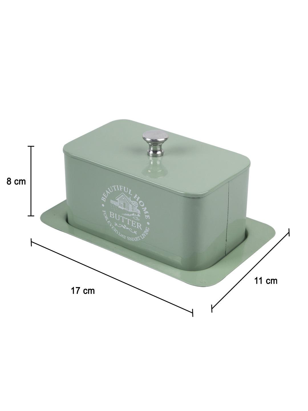 Butter Dish with Handle and Base