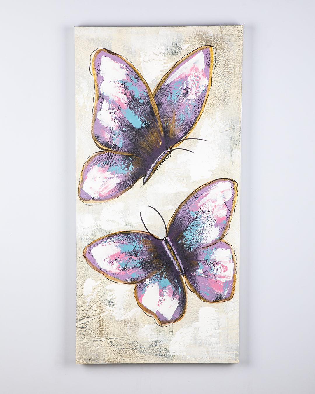 Market99 Butterfly Hand Made Oil Painting Artwork - MARKET 99