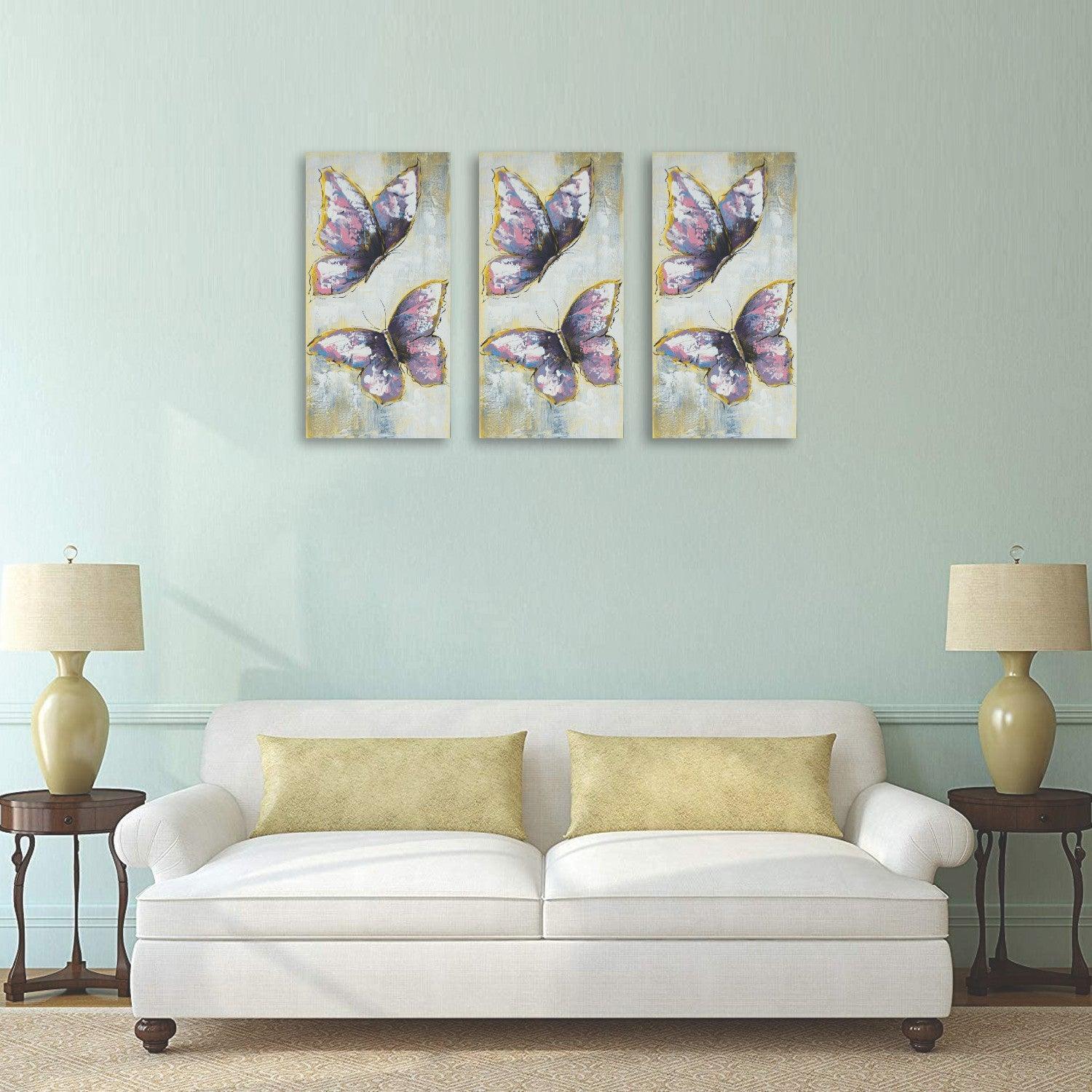 Market99 Butterfly Hand Made Oil Painting Artwork - MARKET 99