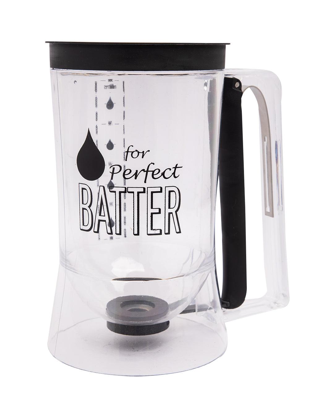 Market99 Cake Batter Pourer, with Valve, Black, Plastic - MARKET 99