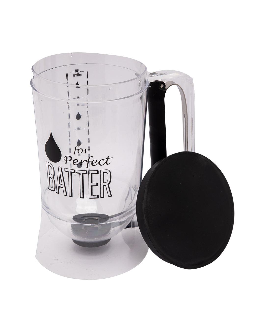 Market99 Cake Batter Pourer, with Valve, Black, Plastic - MARKET 99