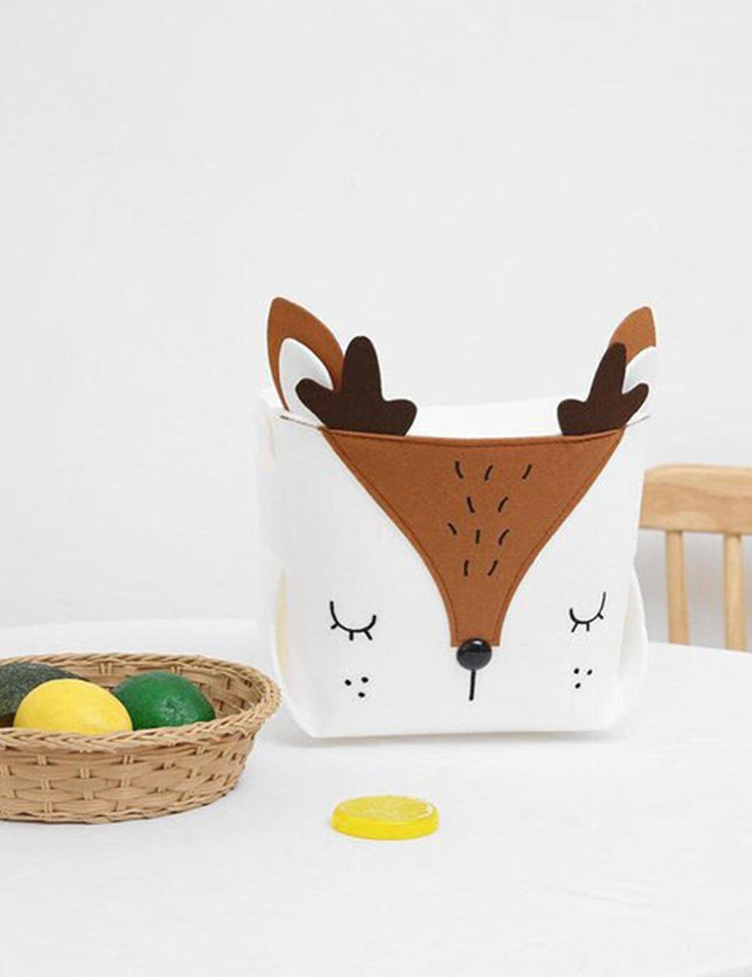 Market99 Canvas Basket Organizer With Handle - MARKET 99