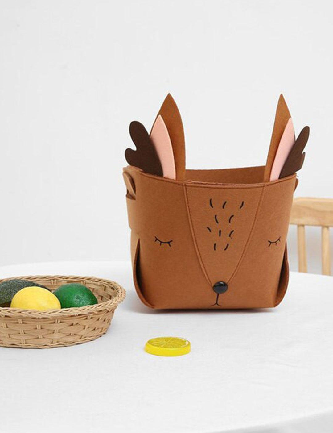Market99 Canvas Basket Organizer With Handle - MARKET 99