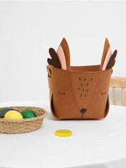 Market99 Canvas Basket Organizer With Handle - MARKET 99