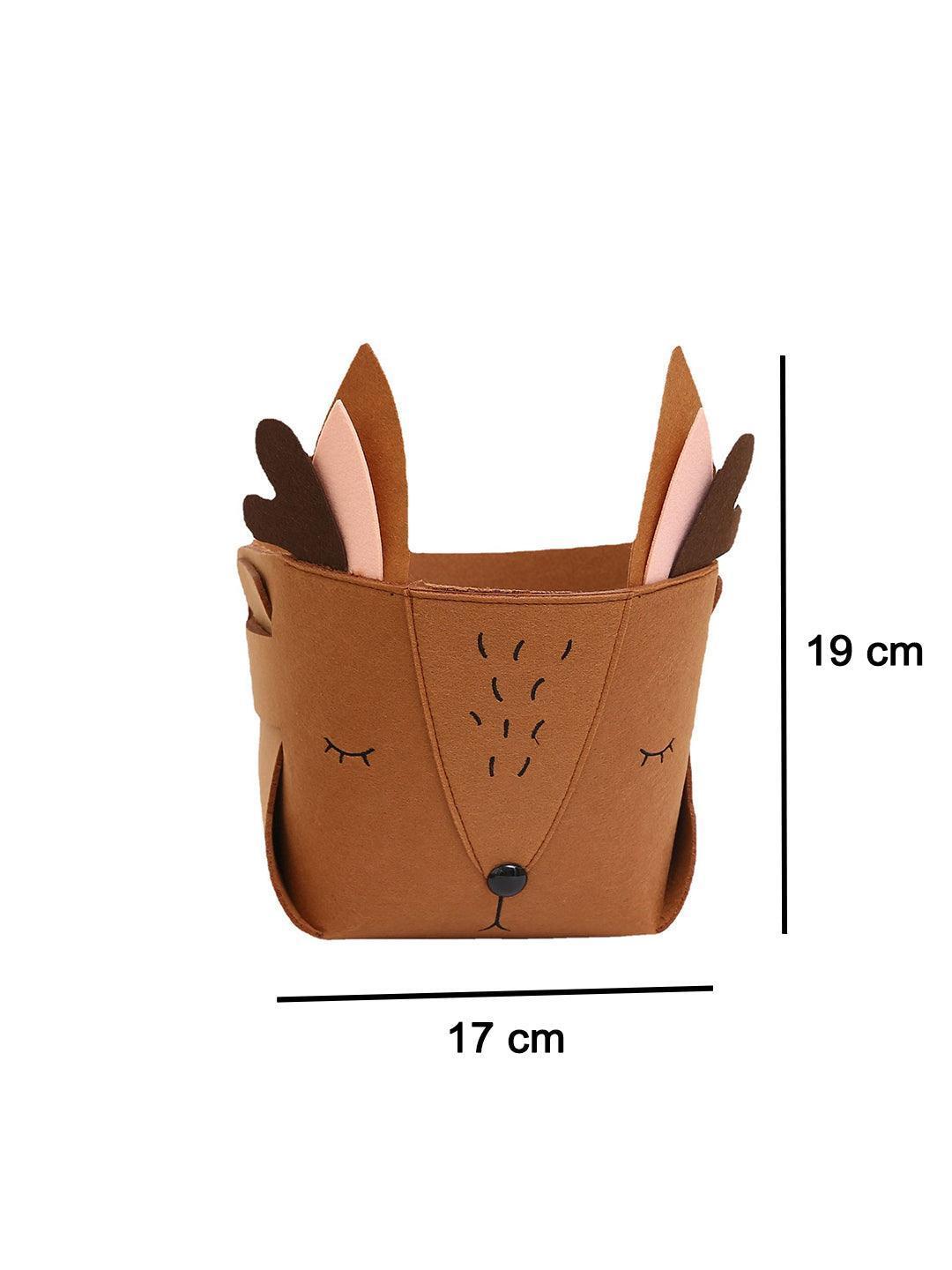 Market99 Canvas Basket Organizer With Handle - MARKET 99