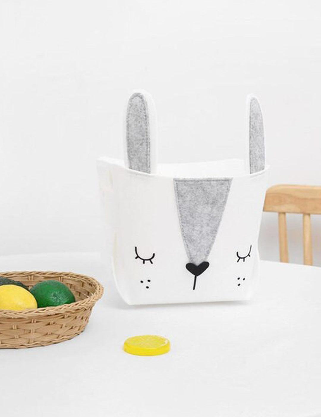 Market99 Canvas Basket Organizer With Handle - MARKET 99
