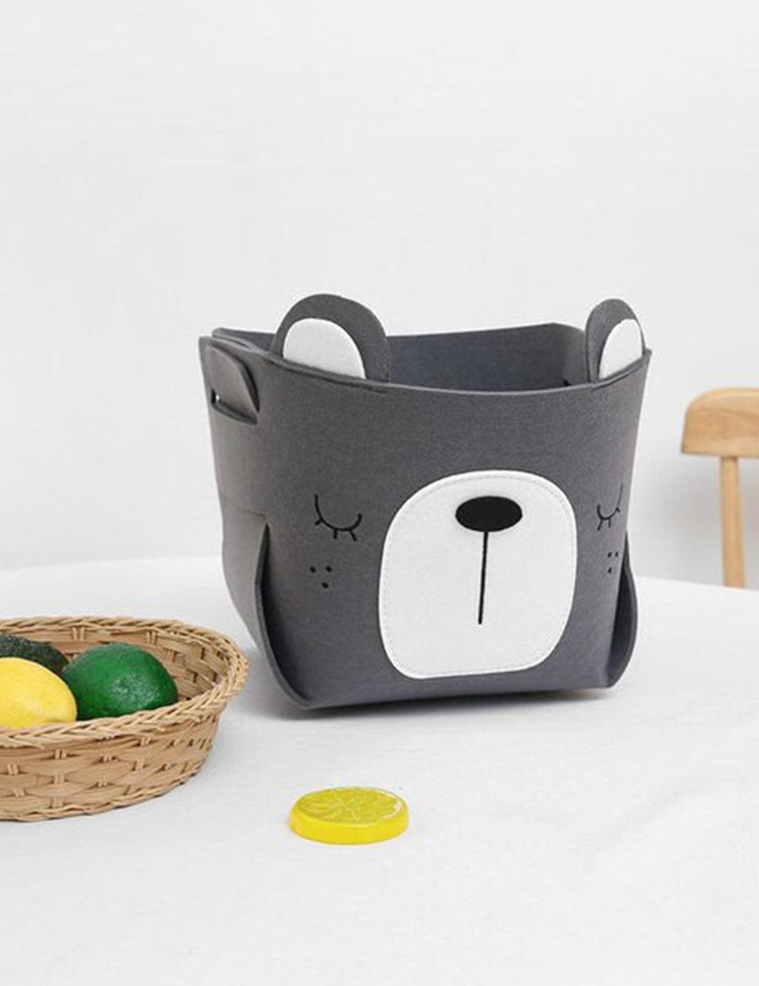 Market99 Canvas Basket Organizer With Handle - MARKET 99