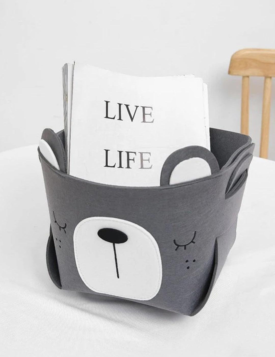 Market99 Canvas Basket Organizer With Handle - MARKET 99