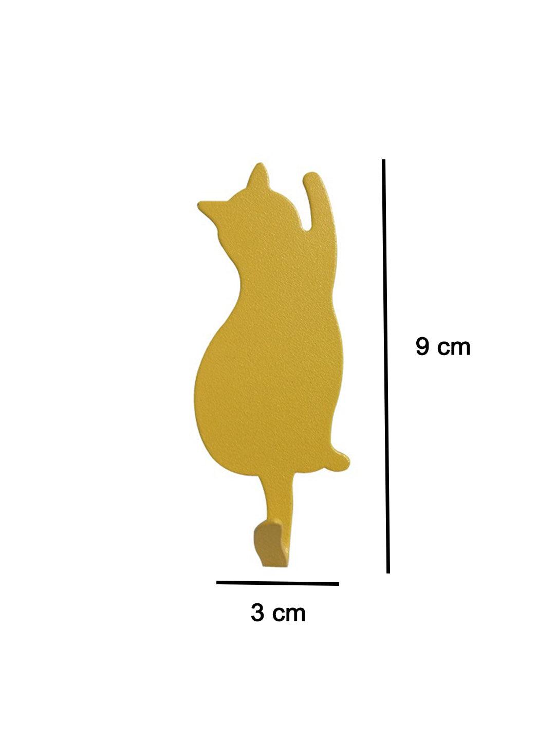 Market99 Cat Shaped Mild Steel Sticky Hooks - MARKET 99