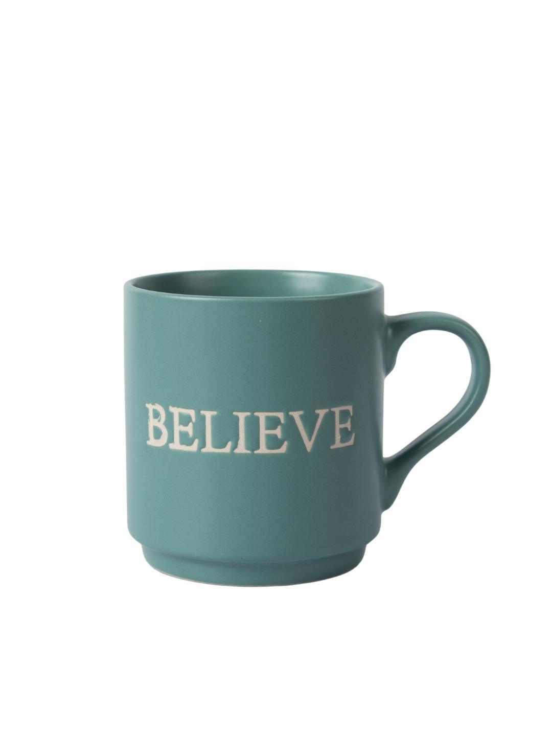 MARKET99 Ceramic Coffee Mug "BELIEVE" - 360 mL - MARKET 99