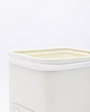 Market99 Chini Jar, Kitchen Decorative, Countertop Metal Storage Jar, Ivory, Mild Steel | (1.9 Litre) - MARKET 99