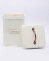 Market99 Chini Jar, Kitchen Decorative, Countertop Metal Storage Jar, Ivory, Mild Steel | (1.9 Litre) - MARKET 99