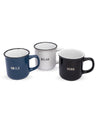 Market99 Coffee Mug, Multicolour, Ceramic, Set of 3, 330 mL - MARKET 99