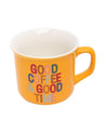Market99 Coffee Mug, Multicolour, Ceramic, Set of 4, 230 mL - MARKET 99