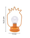 Market99 Decorative Bulb, Light, Cordless, Battery Operated, Orange, Iron - MARKET 99