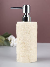 Market99 Embossed Leaf Design Soap Dispenser - 420 mL - MARKET 99