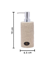 Market99 Embossed Leaf Design Soap Dispenser - 420 mL - MARKET 99