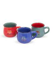 Market99 Espresso Cups, Multicolour, Ceramic, Set of 3, 180 mL - MARKET 99