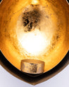 Market99 Eye T-Light Candle Holder, Modern Design, Gold Foiling, Black Colour, Mild Steel - MARKET 99