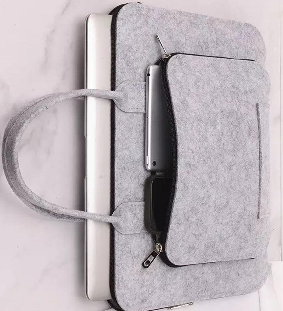 Market99 Felt Laptop Handbag - MARKET 99