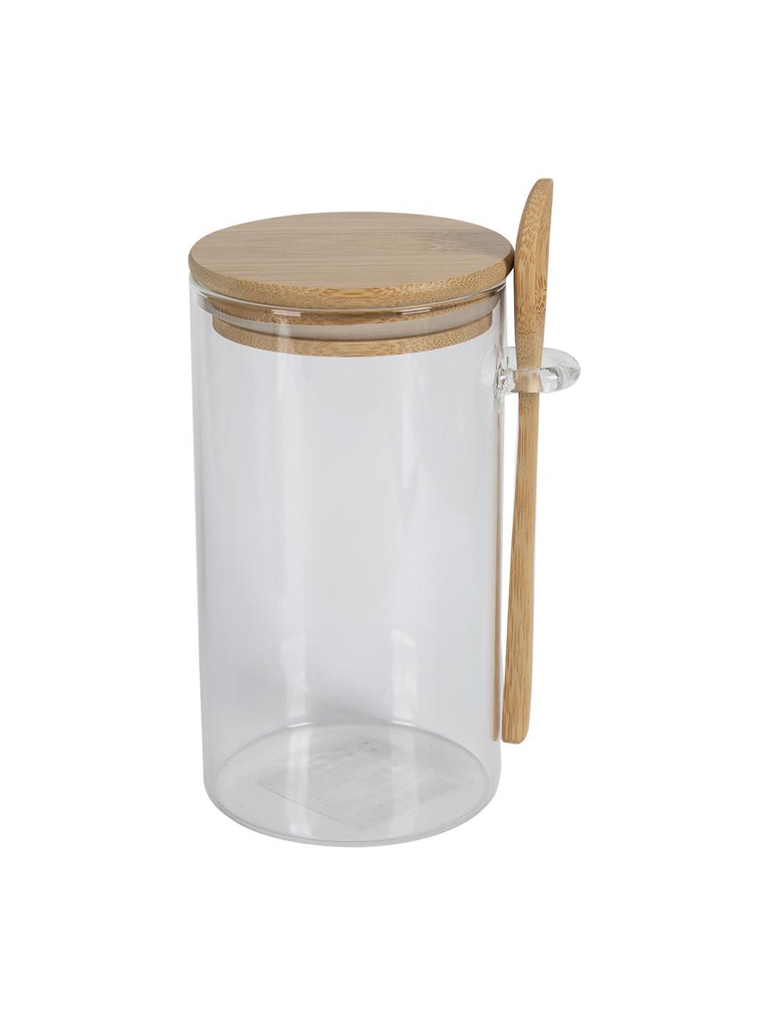 Market99 Glass Jar With Lid And Spoon - MARKET 99