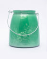 Market99 Glass T-Light Holder, for Table, Hanging, Indoor & Outdoor Decor, Green, Glass - MARKET 99
