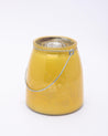 Market99 Glass T-Light Holder, for Table, Hanging, Indoor & Outdoor Decor, Yellow, Glass - MARKET 99
