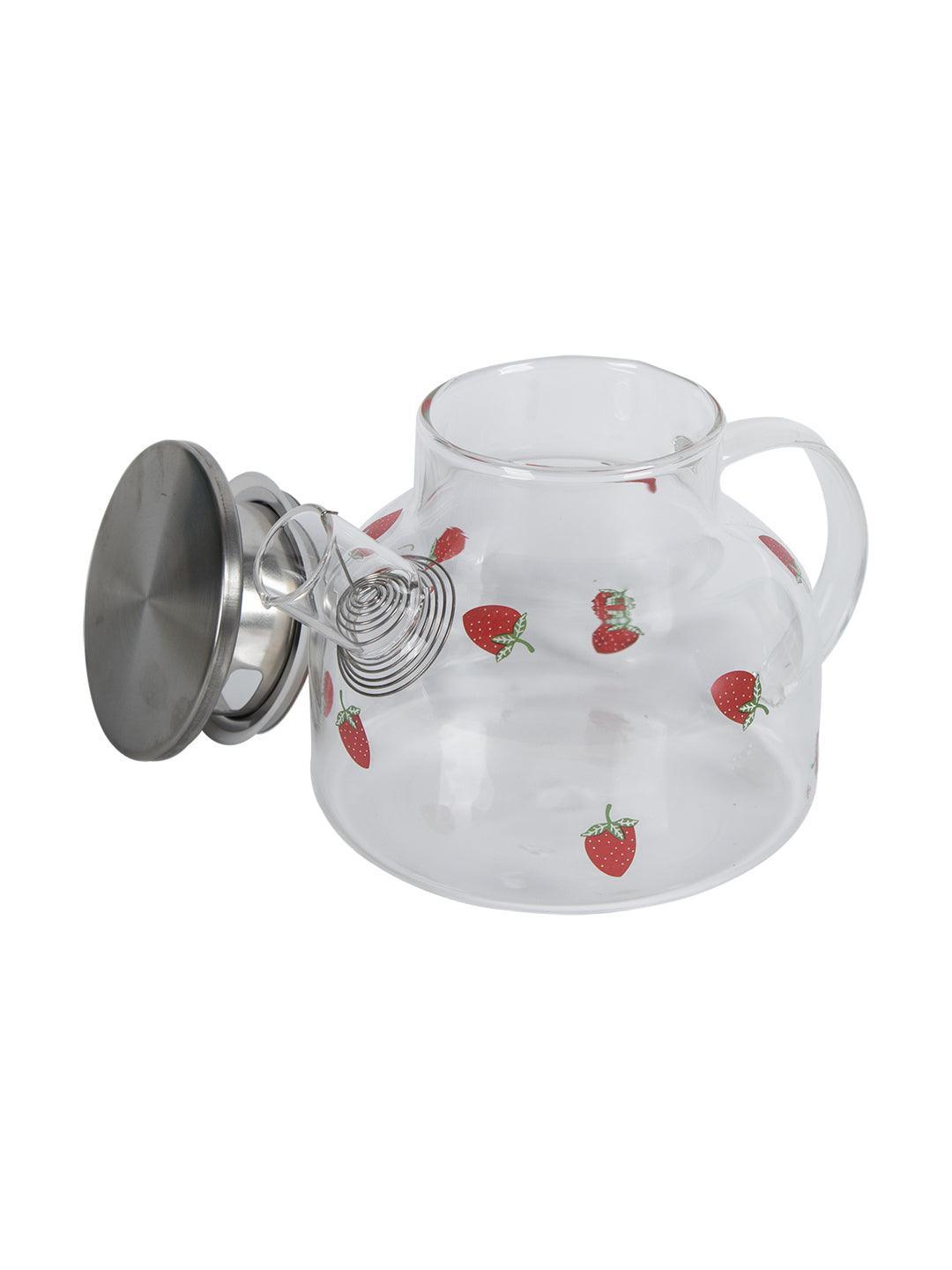 Market99 Half Gourd Shaped Glass Tea Pot - MARKET 99