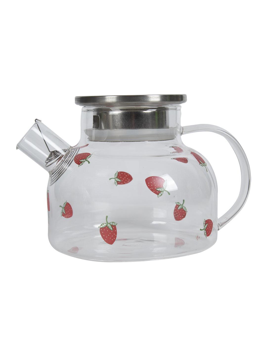 Market99 Half Gourd Shaped Glass Tea Pot - MARKET 99