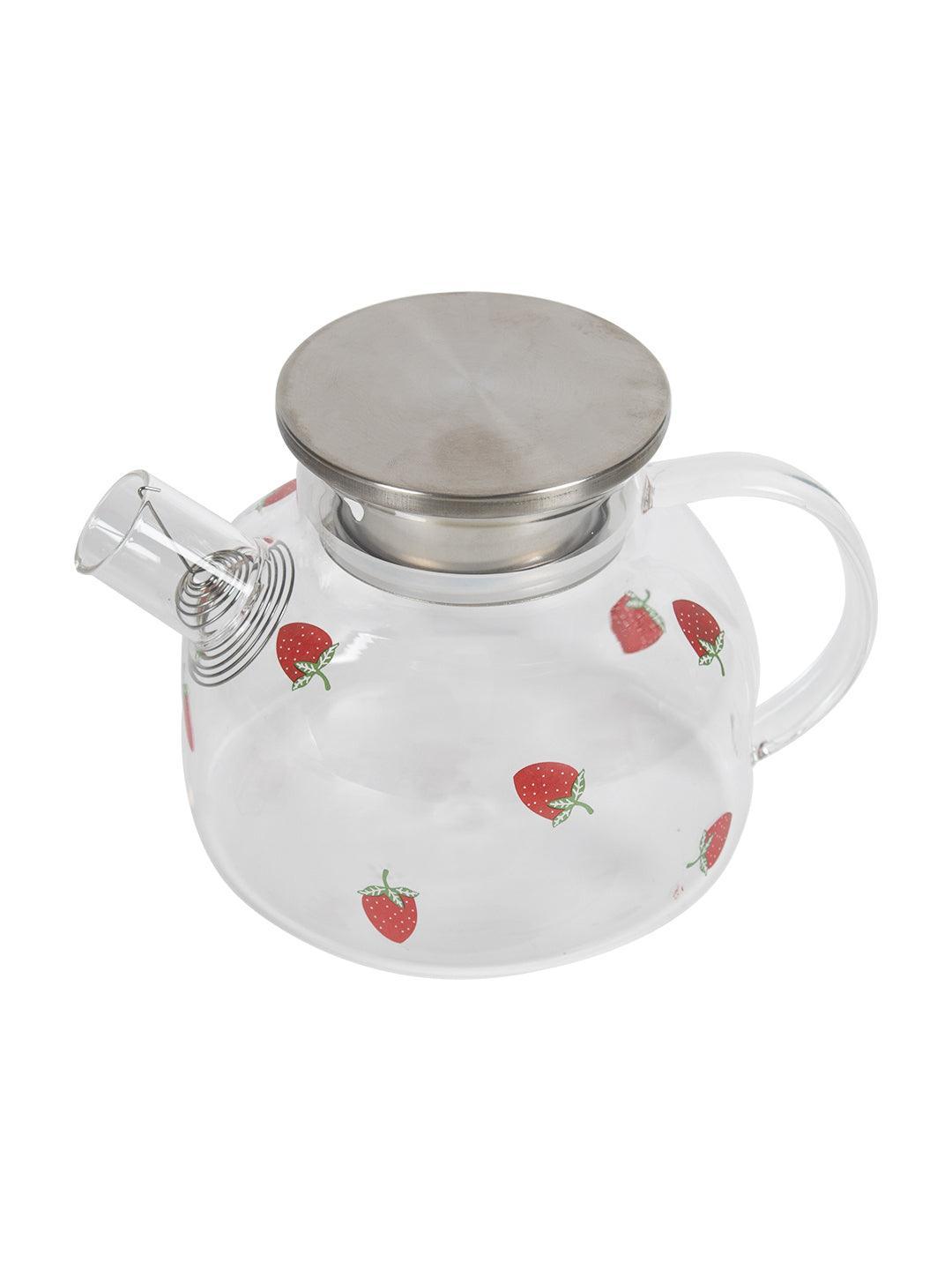 Market99 Half Gourd Shaped Glass Tea Pot - MARKET 99