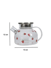 Market99 Half Gourd Shaped Glass Tea Pot - MARKET 99