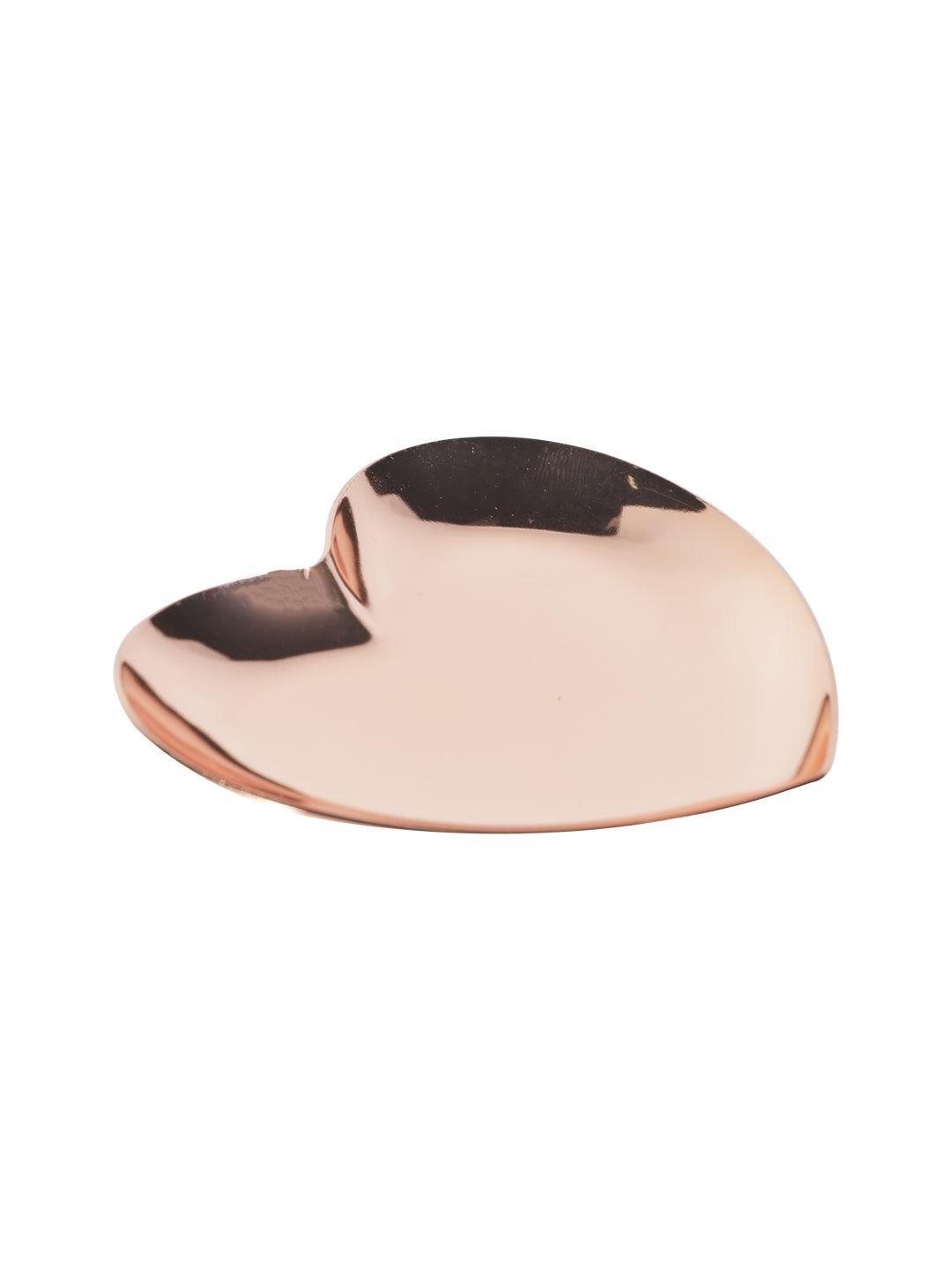 Market99 Heart Shaped Stainless Steel Jewellery Holder Tray - MARKET 99