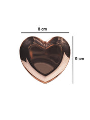 Market99 Heart Shaped Stainless Steel Jewellery Holder Tray - MARKET 99