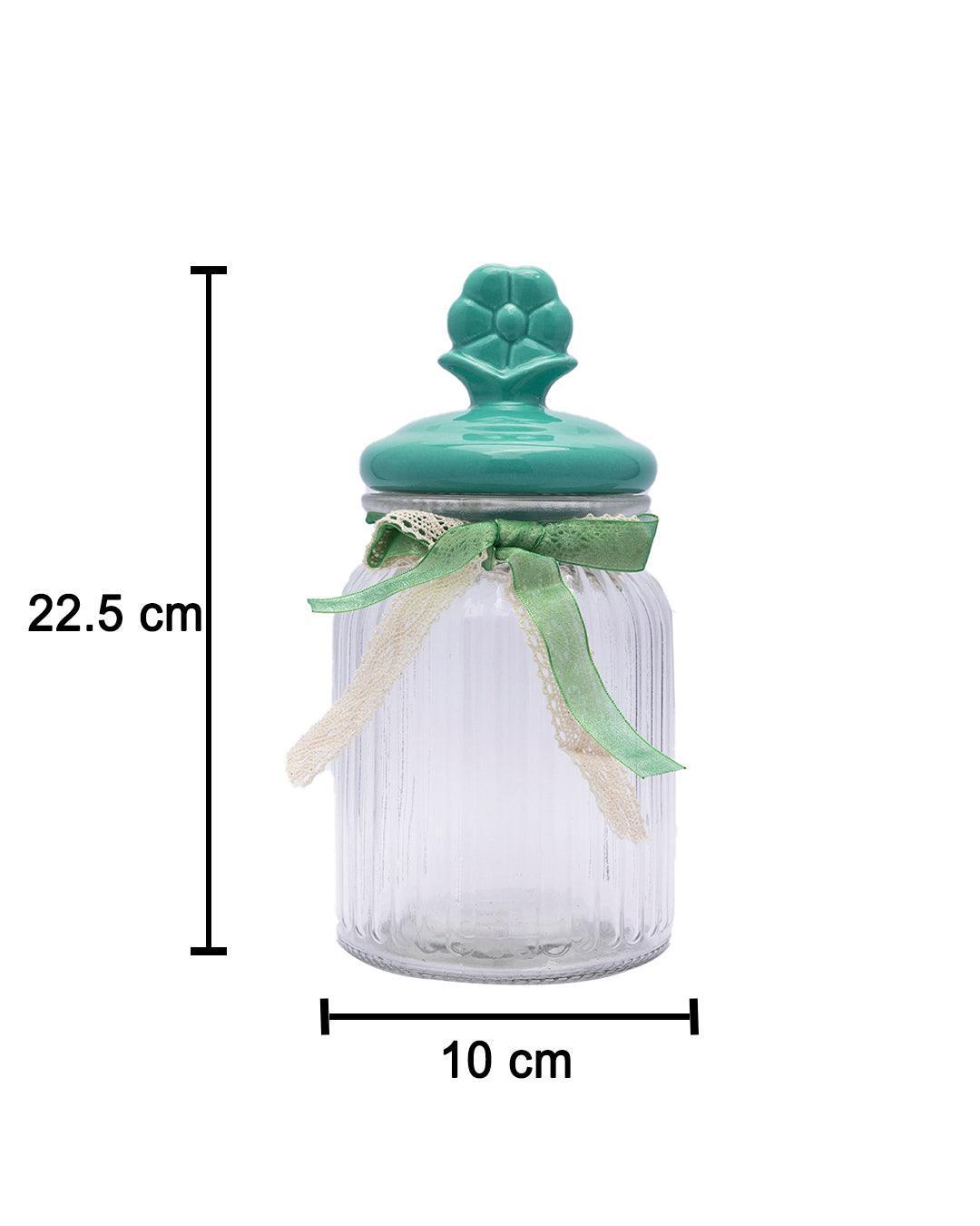Market99 Kitchen Storage Jar with Ceramic Lid - 950 mL - MARKET 99