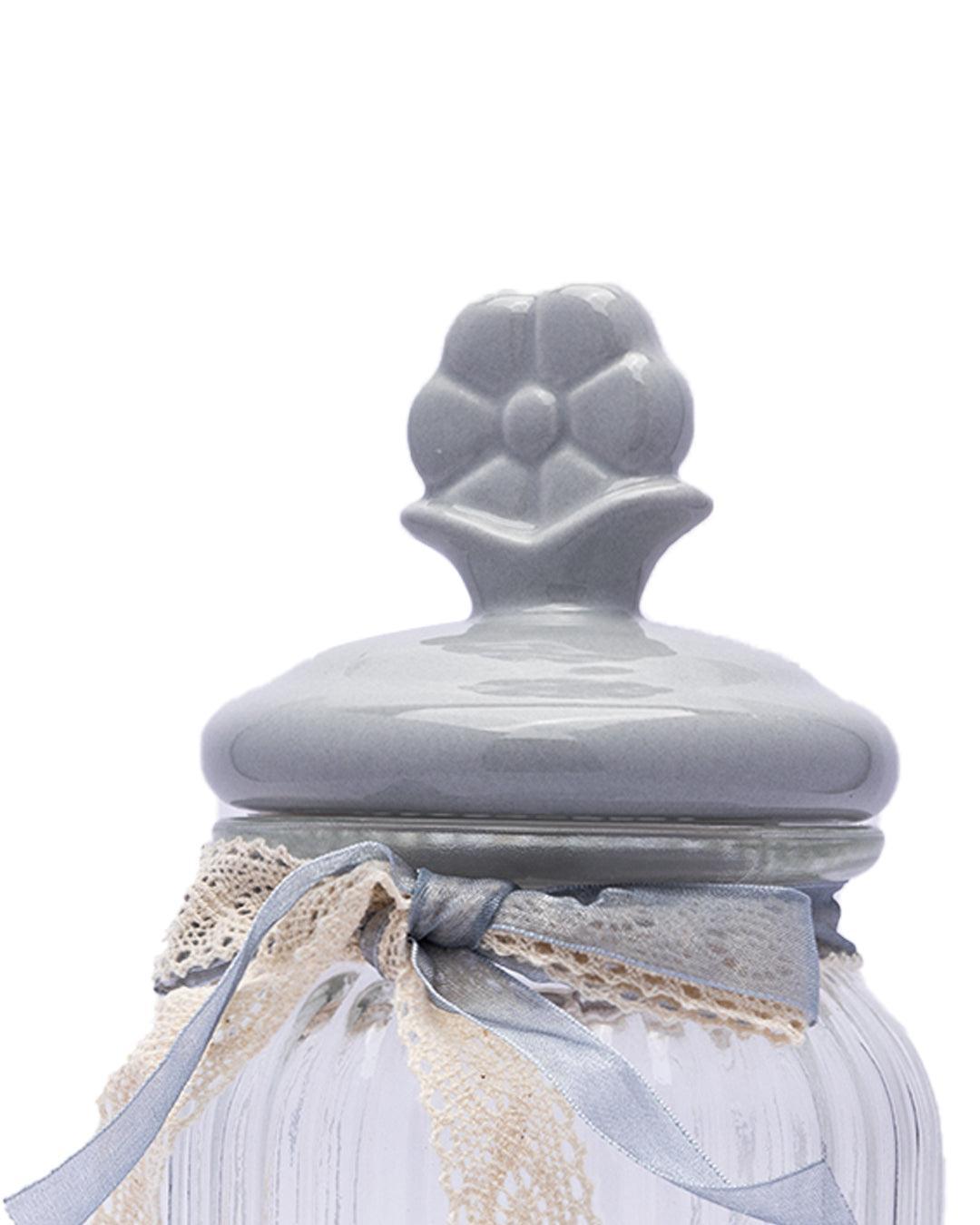 Market99 Kitchen Storage Jar with Ceramic Lid - 950 mL - MARKET 99