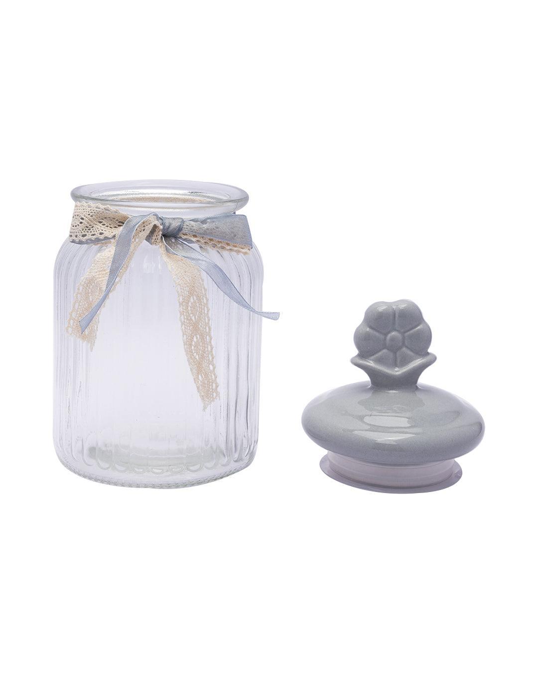 Market99 Kitchen Storage Jar with Ceramic Lid - 950 mL - MARKET 99