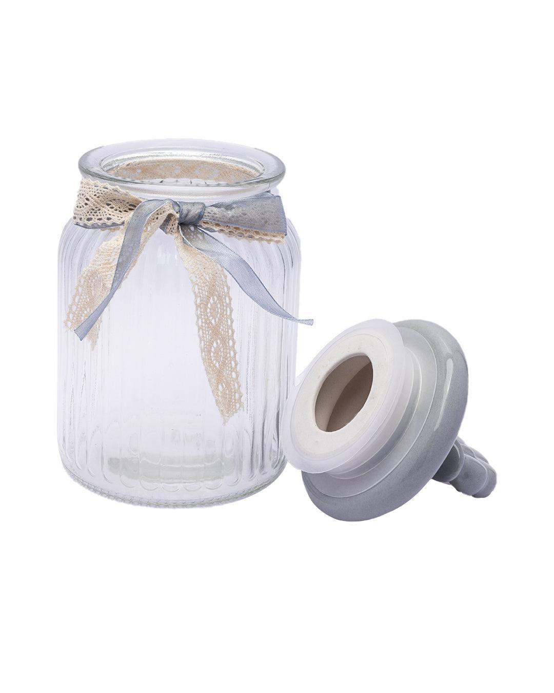 Market99 Kitchen Storage Jar with Ceramic Lid - 950 mL - MARKET 99