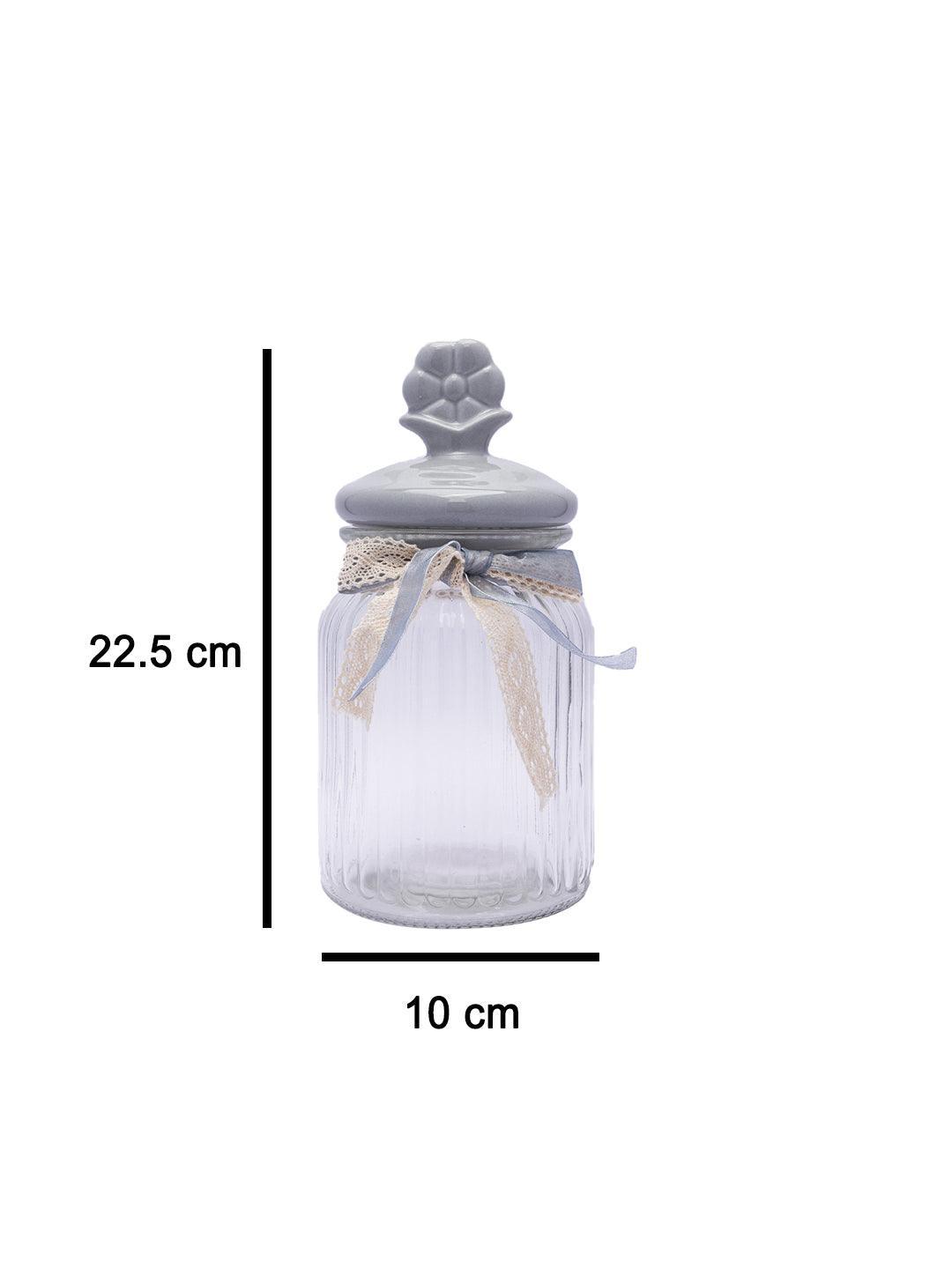 Market99 Kitchen Storage Jar with Ceramic Lid - 950 mL - MARKET 99