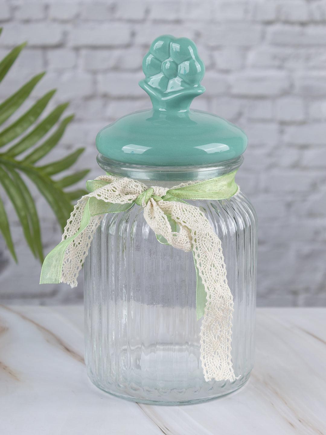 Market99 Kitchen Storage Jar with Ceramic Lid - 950 mL - MARKET 99