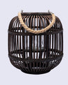 Market99 Lantern, Bamboo Lantern, Brown, Wood - MARKET 99