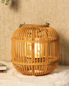 Market99 Lantern, Bamboo Lantern, Yellow, Wood - MARKET 99