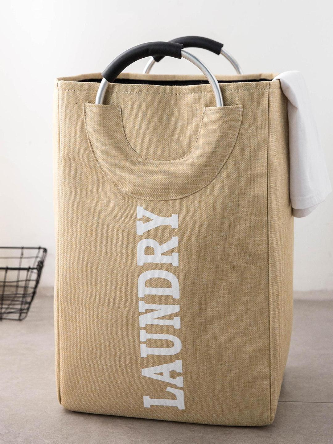 Market99 Large Canvas Laundry Basket With Handle - 50 Litre - MARKET 99