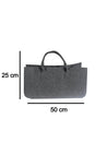Market99 Large Capacity Felt Bags For Storage Home - 50X25X25Cm - MARKET 99
