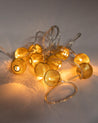 Market99 LED String Lights, Golden Ball, for Decoration, Battery Operate, Golden, Iron - MARKET 99