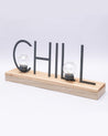 Market99 LED Table Décor, Cordless, Battery Operated, Chill, Grey, Iron - MARKET 99