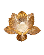 Market99 Lotus Leaf Design Metal T-Light Candle Holder - MARKET 99