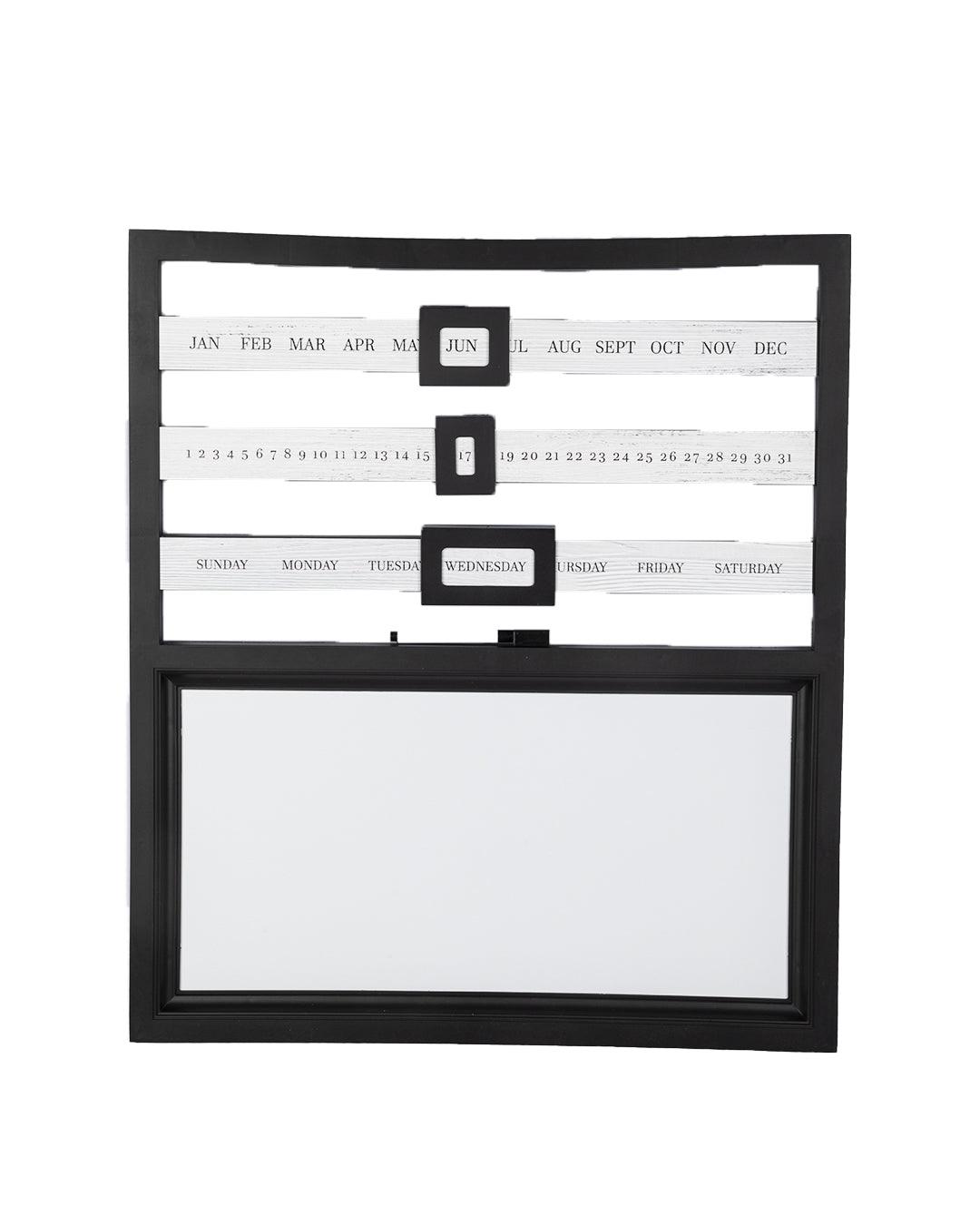 Market99 Memo Board with Marker, Black, Plastic - MARKET 99