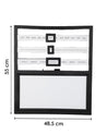 Market99 Memo Board with Marker, Black, Plastic - MARKET 99