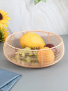 Market99 Metal Wire Countertop Fruit Bowl, Basket Holder Stand, For Home & Kitchen, Peach Colour, Iron - MARKET 99